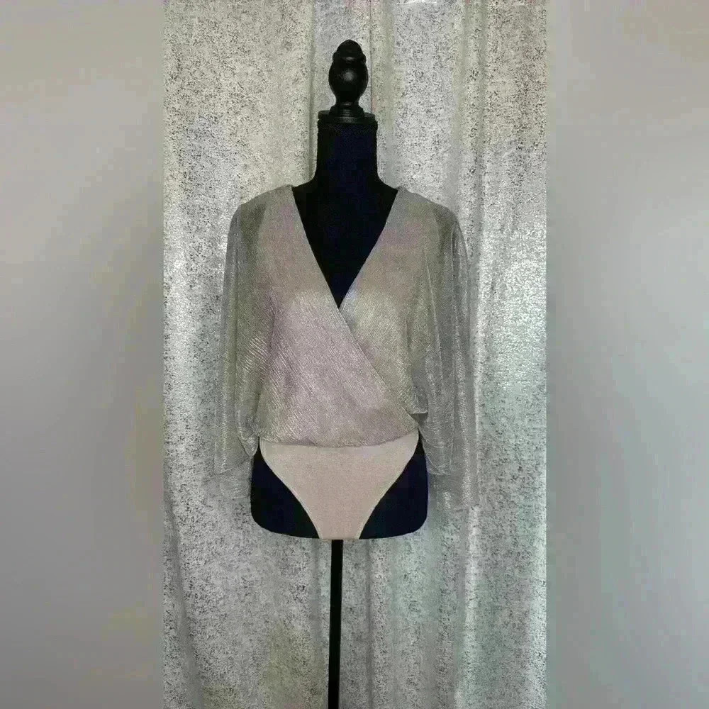 Mauve Chiffon Body Suit